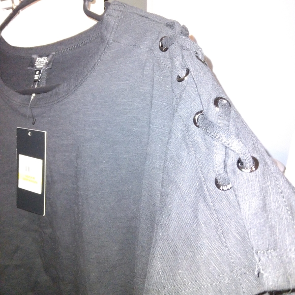 Mid Summer Sale Jone New York Tie Up Sleeve Tshirt - Picture 6 of 9